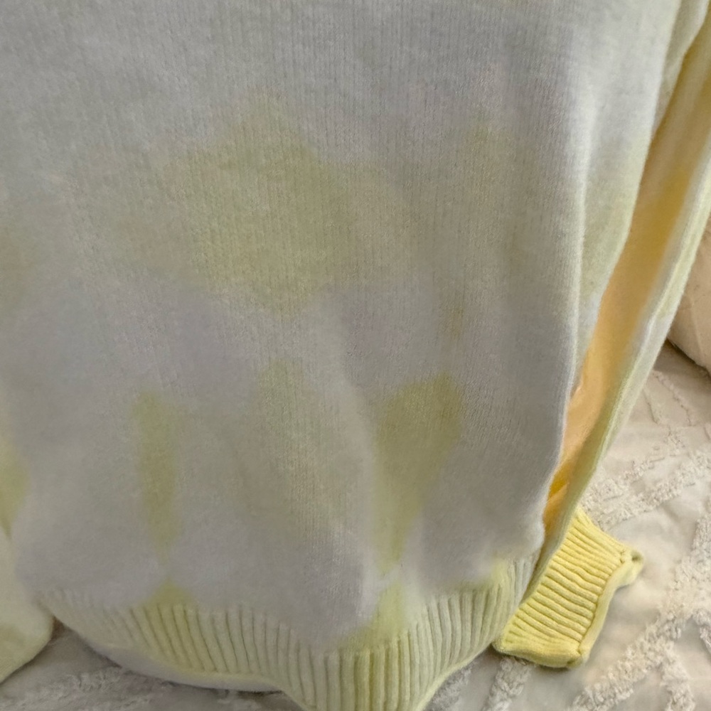Elizabeth and James Yellow Tie-Dye Sweater - Picture 7 of 12